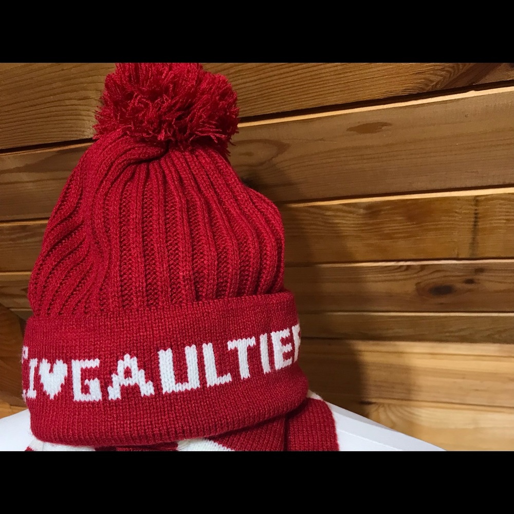 •❤️SOLD❤️ JEAN PAUL I❤️GAULTIER ICON BEANIE HAT RARE VINTAGE - Picture 1 of 9